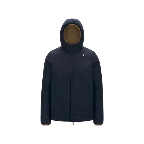 KWAY Giacca imbottita Giubbotto Uomo modello Jack corto Nero verde - Francavilla Moda